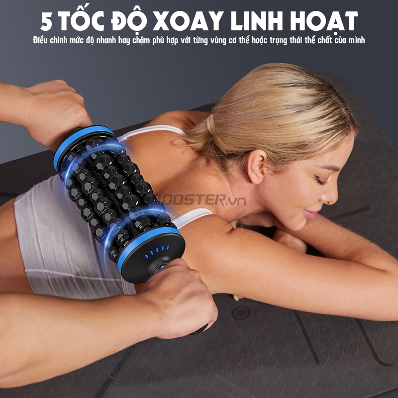 Con lăn massage thư gi&atilde;n 5 tốc độ massage Puli PL-699DC 