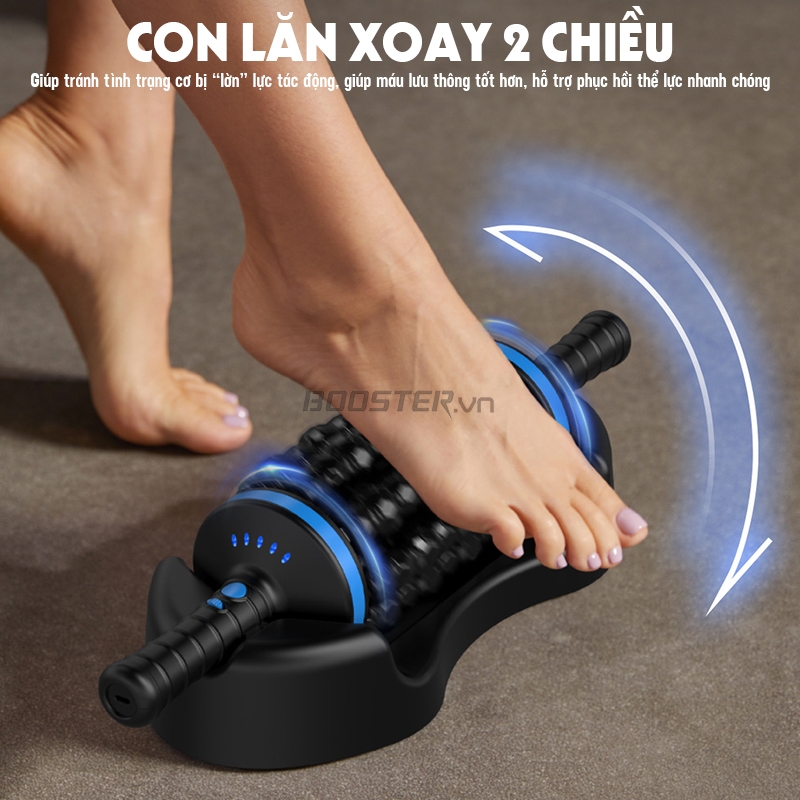Con lăn massage thư gi&atilde;n con lăn xoay 2 chiều Puli PL-699DC 