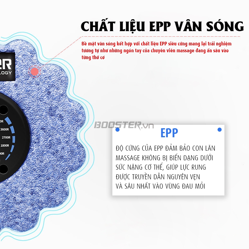Con lăn massage Booster Pi Roller Pro EPP v&acirc;n s&oacute;ng