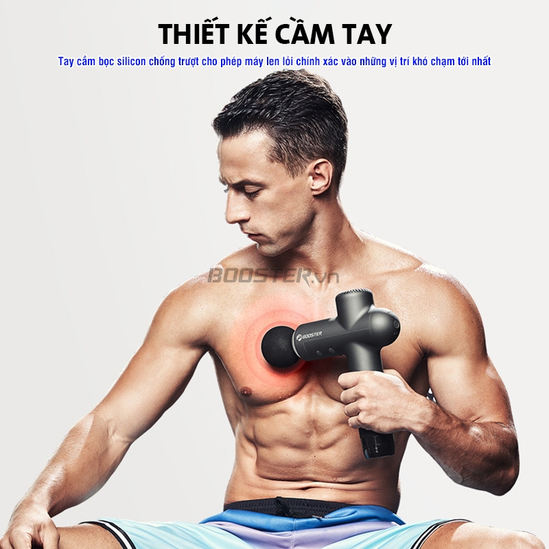 M&aacute;y massage cầm tay Booster LS thiết kế cầm tay