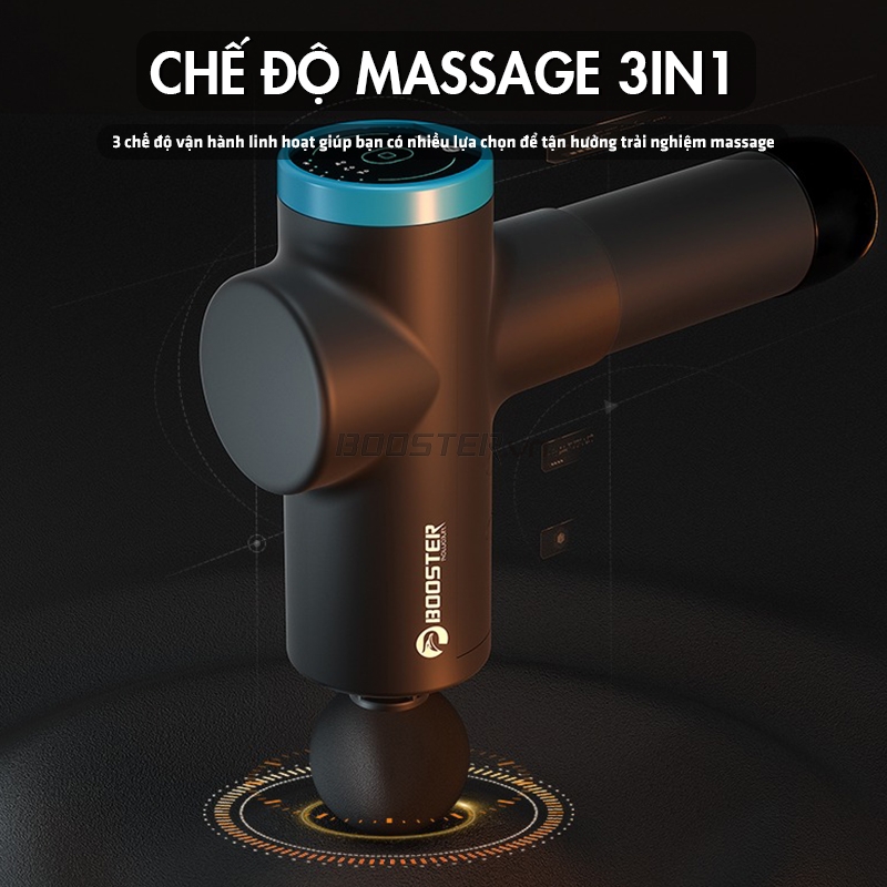 S&uacute;ng massage cầm tay Booster M2-B 3 chế độ massage