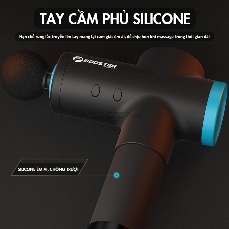 S&uacute;ng massage cầm tay Booster M2-B tay cầm silicone
