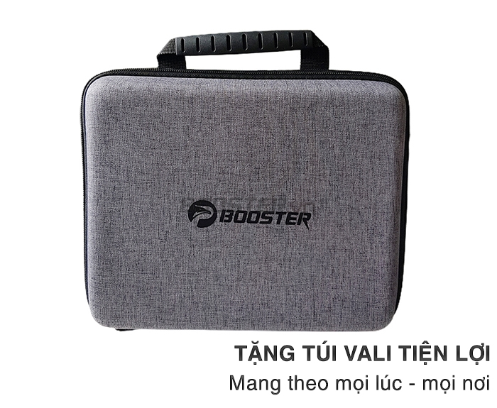 Súng massage cầm tay vali tiện lợi Booster M2-C