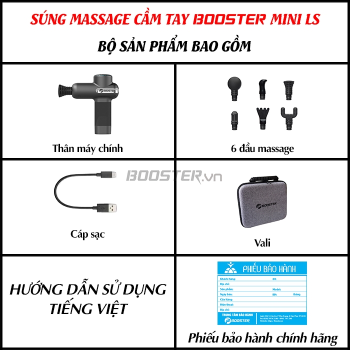 Súng massage cầm tay Booster Mini LS