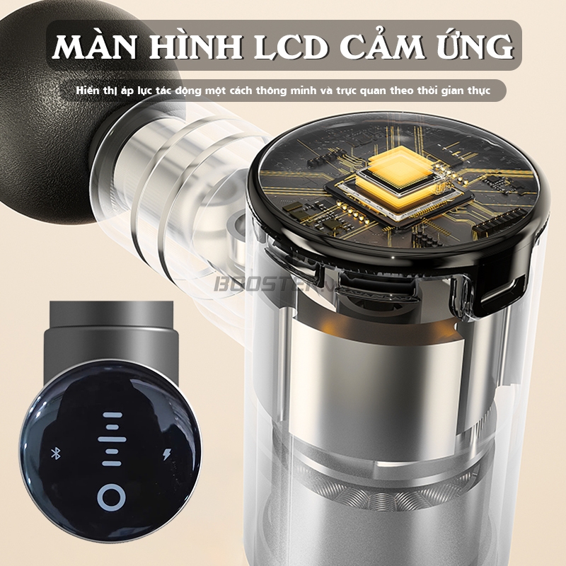 Súng massage cầm tay Booster Mini 2A màn hình LCD