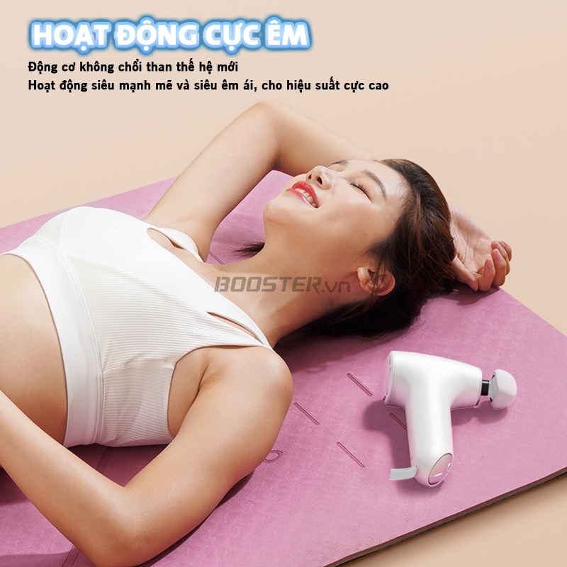 Súng massage cầm tay động cơ hoạt động êm Booster Mini-CC