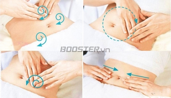Massage bụng bằng tay giúp trao đổi chất và loại bỏ mỡ thừa hiệu quả 