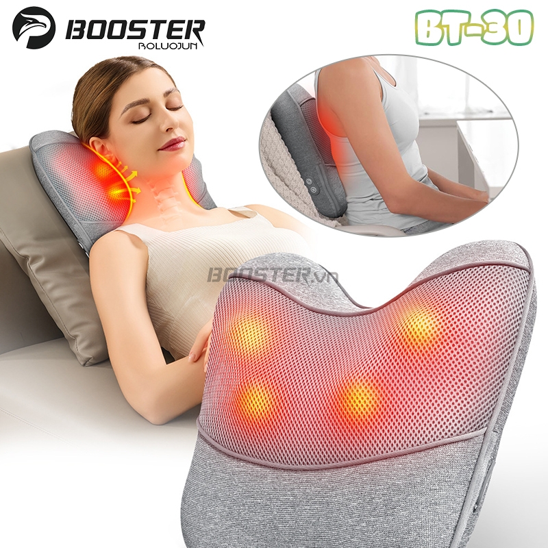 Gối massage lưng cổ vai g&aacute;y Booster ST-1203