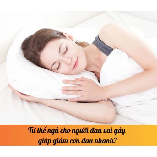 Tư thế ngủ cho người đau vai gáy giúp giảm cơn đau nhanh?