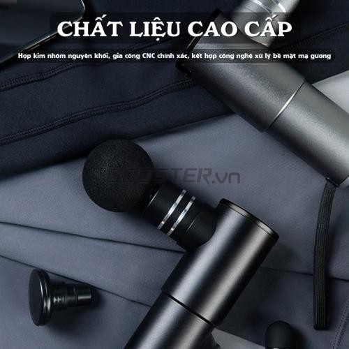 Súng massage giãn cơ Booster MINI 2A - 70W 5 đầu massage 