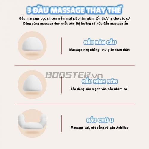 Súng massage giãn cơ cầm tay Booster MINI CC