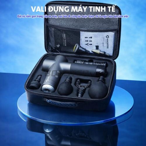 Súng Massage Cầm Tay Booster Boluojun LS - Có kèm đầu nóng massage (Mới) thư giãn và hỗ trợ giảm đau