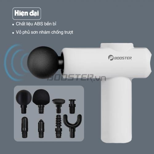 Súng massage cầm tay thư giãn cơ bắp Mini Booster V2 - 8 đầu