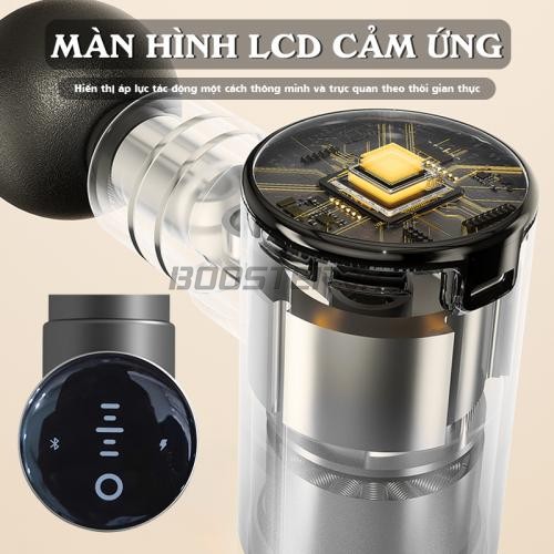 Súng massage giãn cơ Booster MINI 2A - 70W 5 đầu massage 