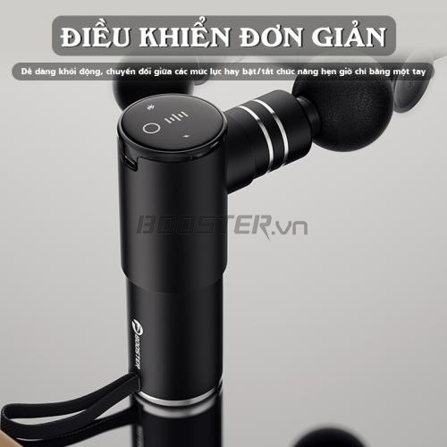 Súng massage giãn cơ Booster MINI 2A - 70W 5 đầu massage 