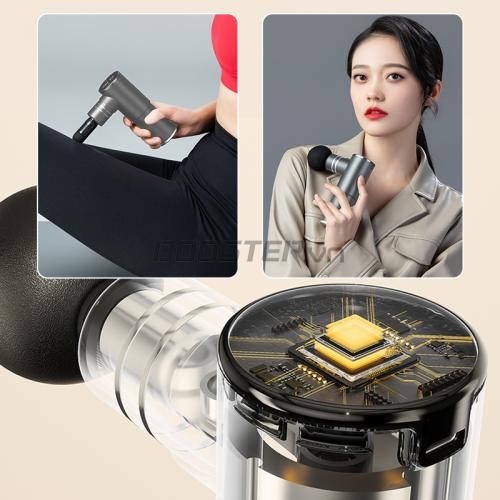 Súng massage giãn cơ Booster MINI 2A - 70W 5 đầu massage 