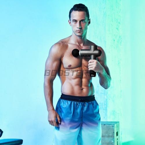 Súng Massage Cầm Tay Booster Boluojun LS - Có kèm đầu nóng massage (Mới) thư giãn và hỗ trợ giảm đau