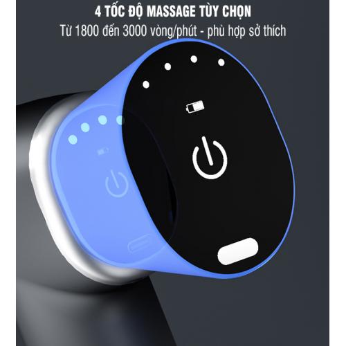 Súng massage giãn cơ cầm tay mini Booster V1 - Xanh ngọc