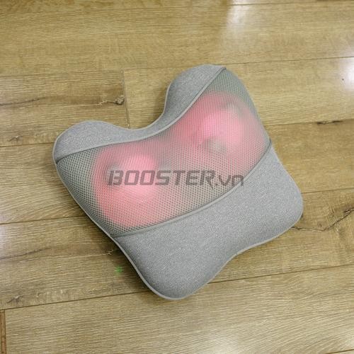 Gối massage lưng và cổ vai gáy pin sạc Booster Boluojun ST-1203