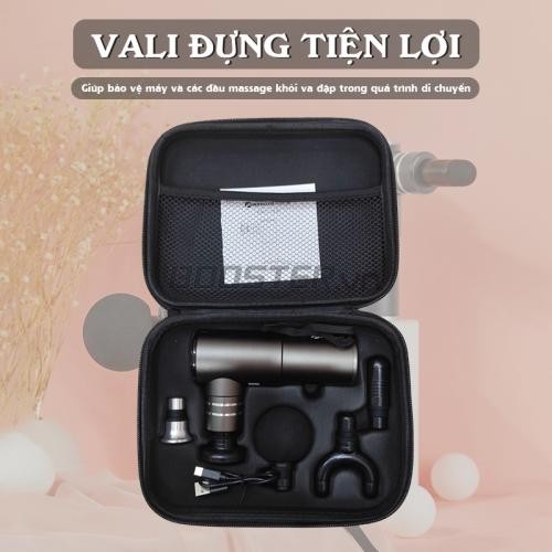 Súng massage giãn cơ Booster MINI 2A - 70W 5 đầu massage 