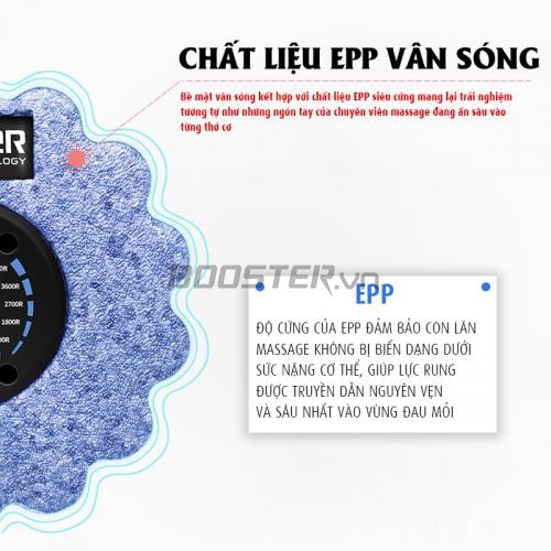 Con lăn massage giãn cơ toàn thân Booster PI ROLLER - Vân sóng lớn