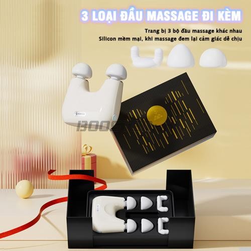 Súng massage giãn cơ Booster MINI KK - Chườm nóng