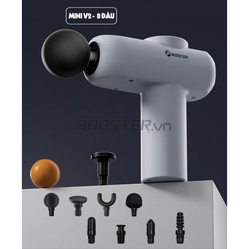 Súng massage cầm tay thư giãn cơ bắp Mini Booster V2 - 8 đầu