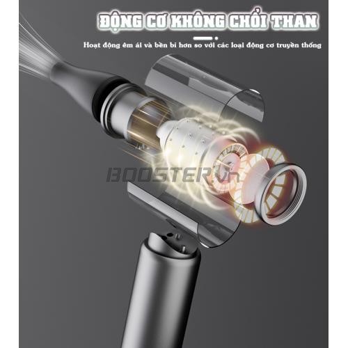 Máy thổi khí cầm tay Booster W03 - Tích hợp động cơ quay 110000 rpm 2 đầu thay đổi linh hoạt