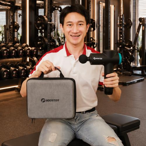 Video Súng Massage Cầm Tay Booster M2-B: Lực Đấm Mạnh, Giãn Cơ Sâu